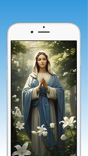 Mother Mary Digital Wallpaper Screenshot 2