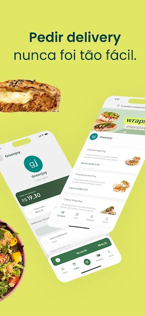 Greenjoy: Pedidos e Cashback Screenshot 1
