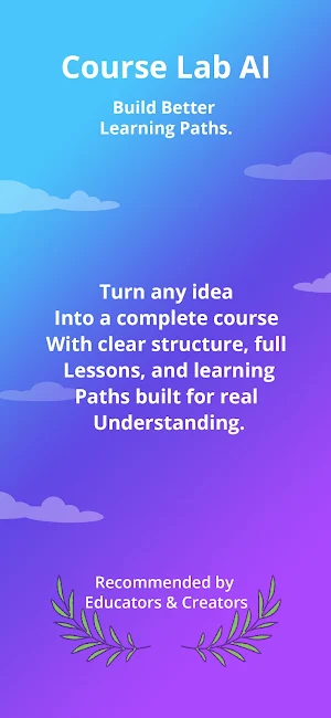 Course Lab —AI Course Creator Screenshot 0
