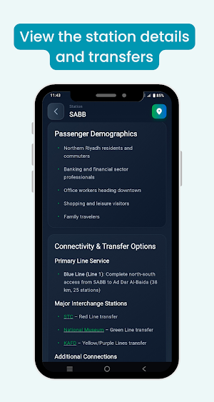 Riyadh Metro Guide & Route Map Screenshot 3