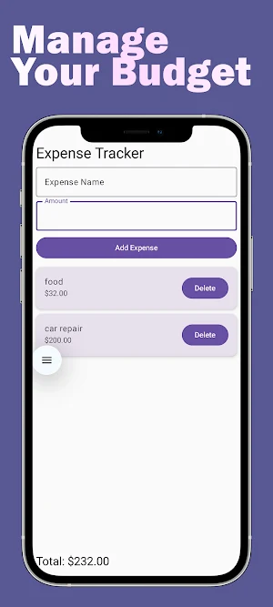 Expense Tracker Screenshot 1