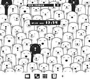 Cute Wallpaper Lots of Bears Theme Screenshot 0