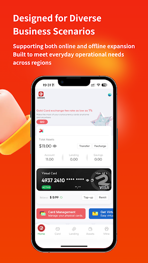 Orixa Card Screenshot 1