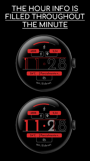 AD TimeFill - Watch Face Screenshot 1
