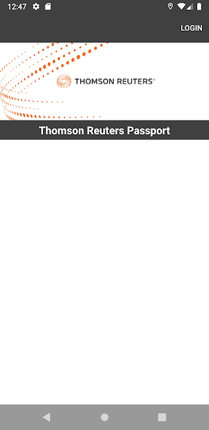 Thomson Reuters Passport Screenshot 1