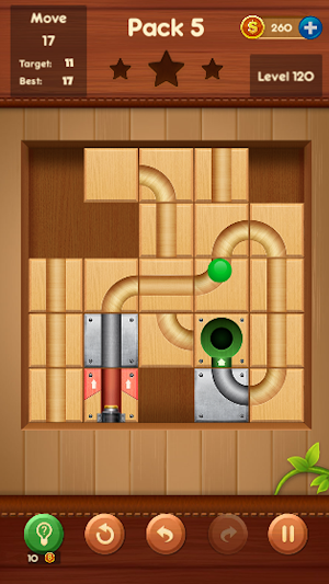 Unblock Ball: Roll Ball Puzzle Screenshot 1