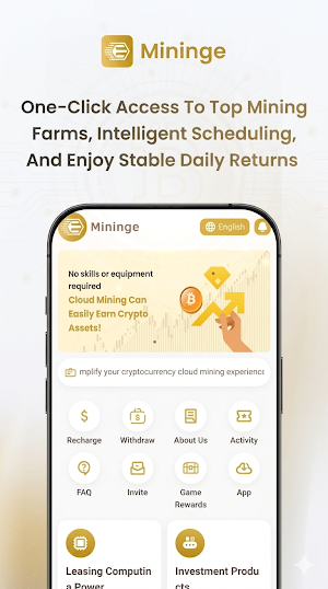 Mininge: Cloud Mining Screenshot 0