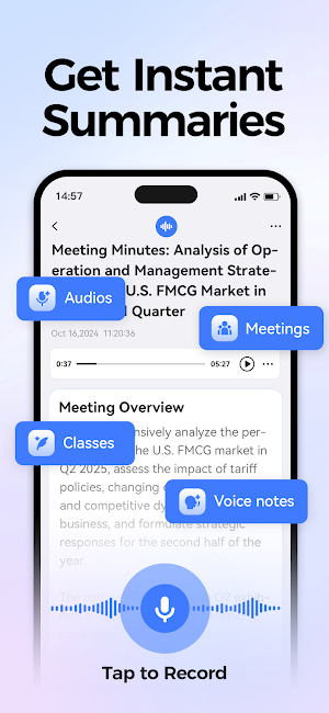 AIgoNotes-AI Note Taker Screenshot 1
