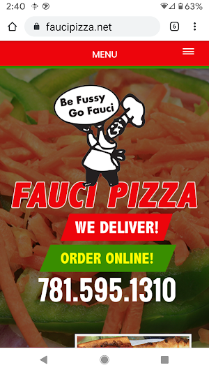 Fauci Pizza Screenshot 2