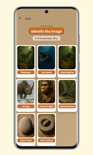Prehistoric Quiz Screenshot 1