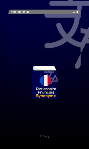Dictionnaire Francais Synonyme Screenshot 0