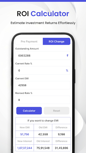 PROEMI - EMI Loan Calculator Screenshot 3