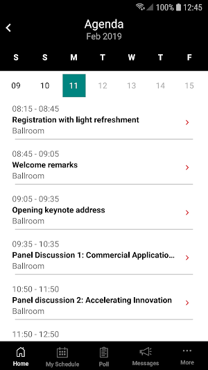 HSBC Events Screenshot 1