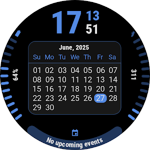 DS H010+ - Calendar watch face Screenshot 2
