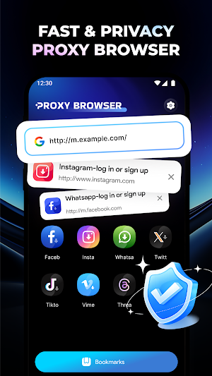 Proxy Browser: Private Browser Screenshot 0