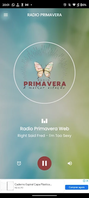 Radio Primavera Web Screenshot 1