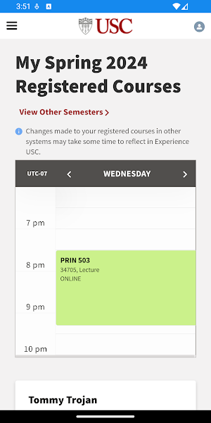 Experience USC Screenshot 1