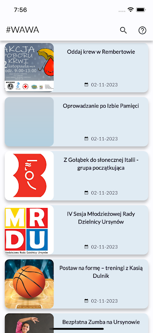 Wydarzenia Warszawa Screenshot 0