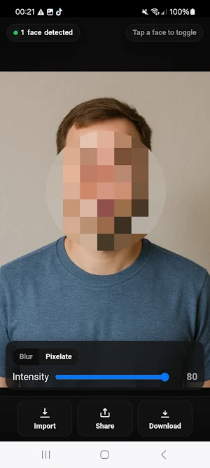 Face Blur Pro Screenshot 2