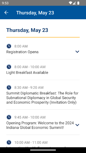 Indiana Global Economic Summit Screenshot 3