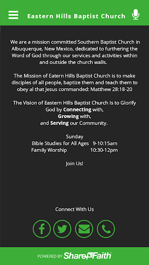 Eastern Hills Baptist Church Screenshot 3