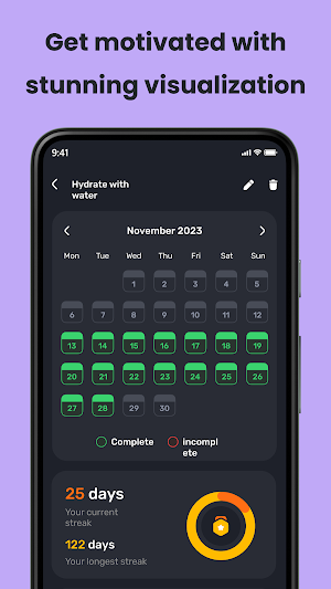 Habit tracker - Goal Tracker Screenshot 1