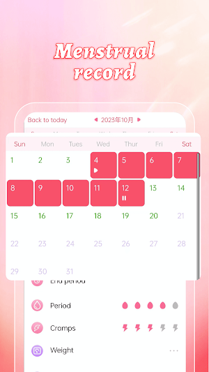 Anas: Period Tracker Screenshot 1