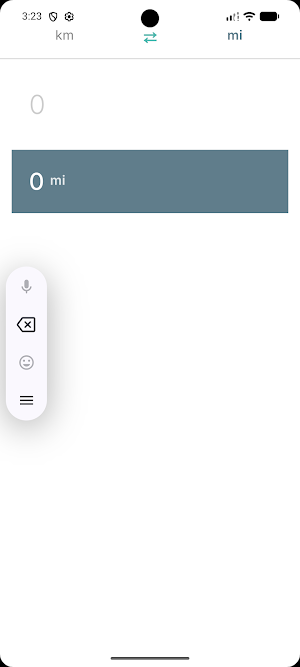 KM Mile Converter Screenshot 2