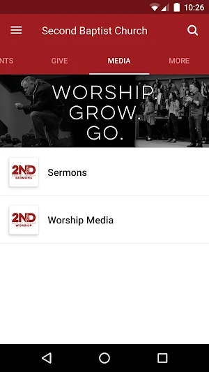 Second Baptist Clinton Screenshot 2