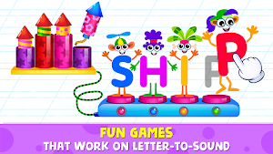 Phonics: Reading Games for Kids & Spelling Apps Screenshot 2