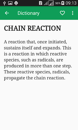 Chemical Dictionary Offline Screenshot 2
