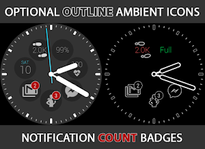 Notification Icons Watch Face Complications Screenshot 3