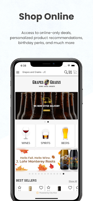 Grapes & Grains Wine & Spirits Screenshot 1