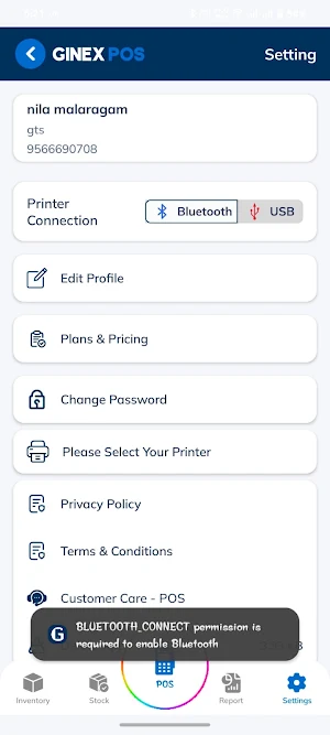 Ginex Flower Shop POS Screenshot 0