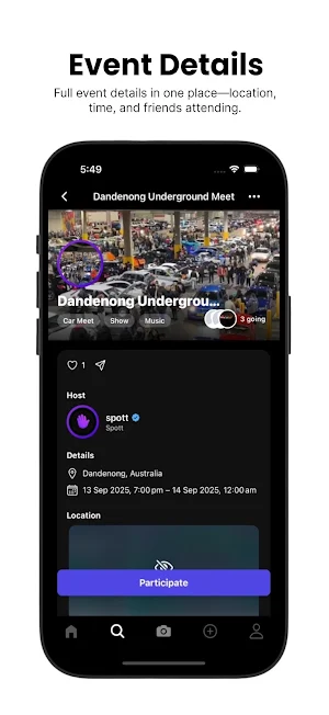 Spott: What's Happening Now Screenshot 1