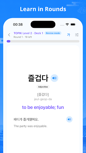 TOPIK Daneo: Korean Vocabulary Screenshot 2