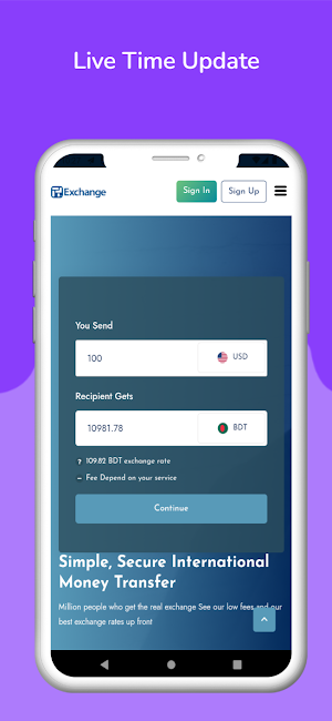 Money Exchange Screenshot 1