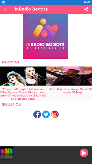 InRadio Bogota Screenshot 0