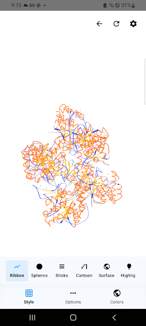 ProteinViewer Screenshot 2