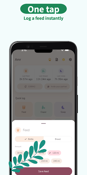 BabySync: Newborn Baby Tracker Screenshot 1