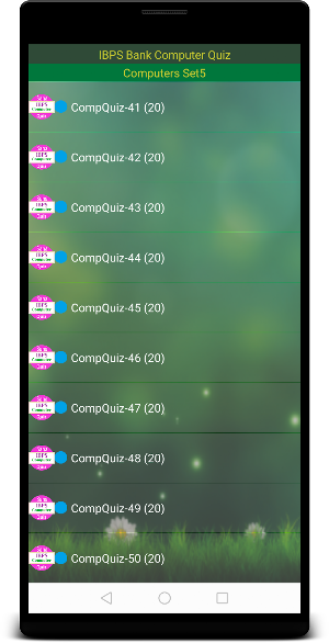 IBPS Computer Quiz Screenshot 1