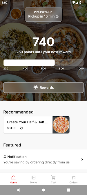 PJ's Pizza Screenshot 0