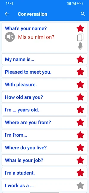 Learn Estonian Language Screenshot 1