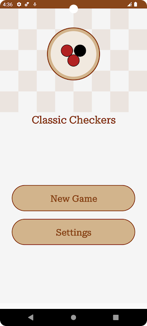Classic Checkers Screenshot 0
