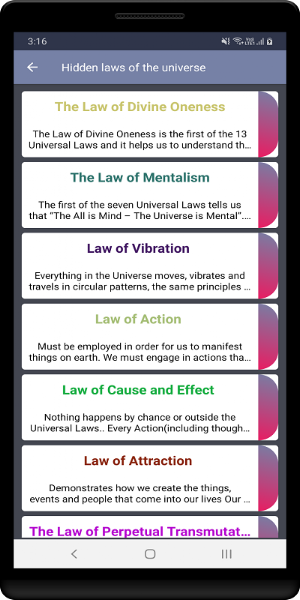 Hidden laws of the universe Screenshot 1