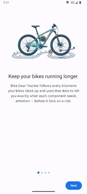 Bike Gear Tracker Screenshot 0