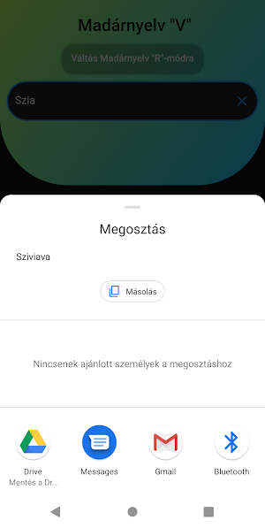 Madárnyelv App Screenshot 2