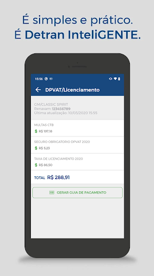Detran/PR InteliGENTE Screenshot 2