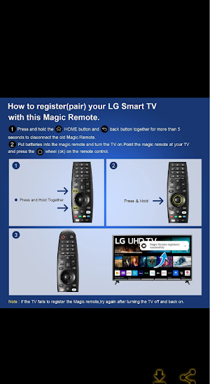 lg magic remote guide Screenshot 1