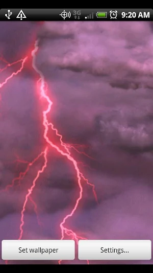 Thunderstorm Free Wallpaper Screenshot 3